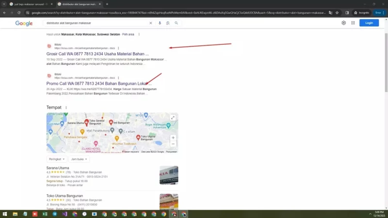 Bukti Halaman 1 Google