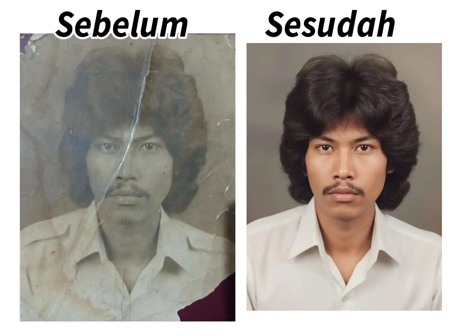 Contoh hasil restorasi 3